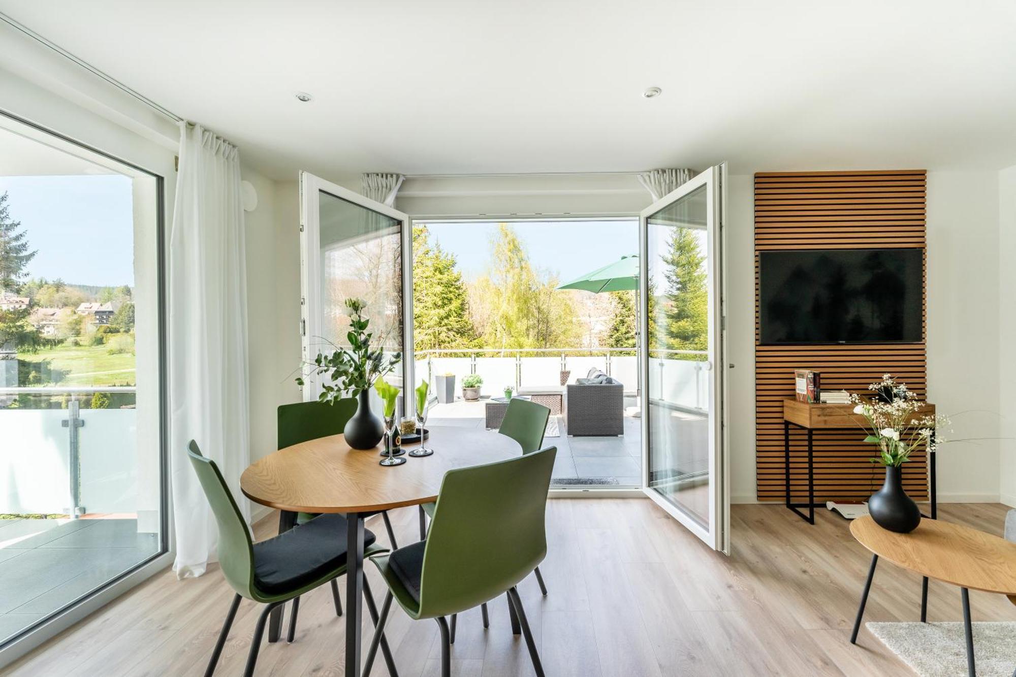 Luxuswohnung Traumblick - Neubau 2023 Schluchsee Eksteriør billede